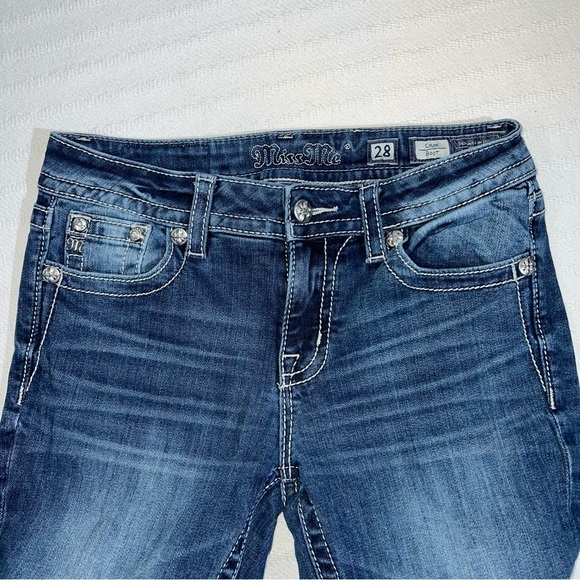 Miss Me Chloe Bootcut Jeans Womens Size 28 Western Cowgirl Embellished - Picture 5 of 8